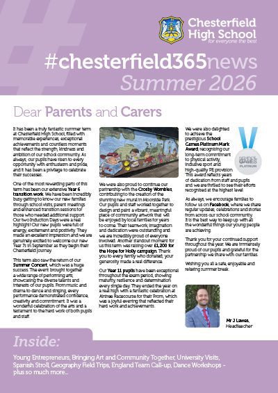 CHS Newsletter Summer 2026 cvr
